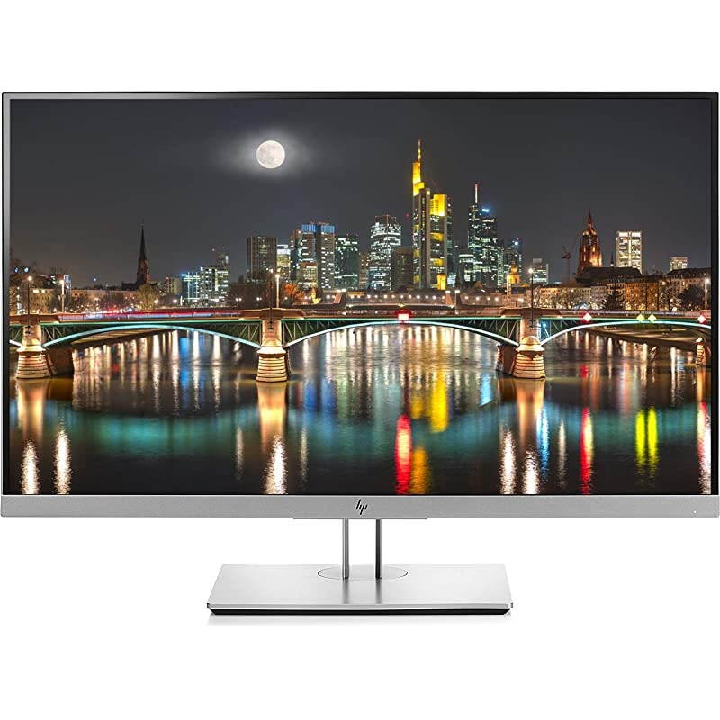 Business EliteDisplay E273 27" Screen Full HD LED-Lit Black/Silver Monitor 2-Pack