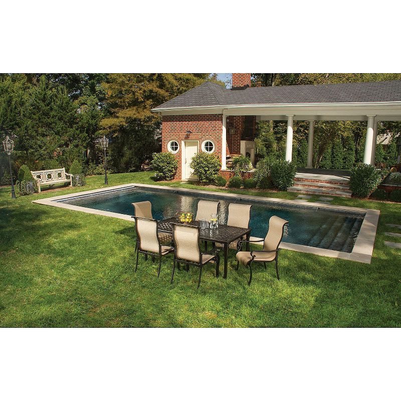 Brigantine 7-Piece Sling Patio Dining Furniture Set