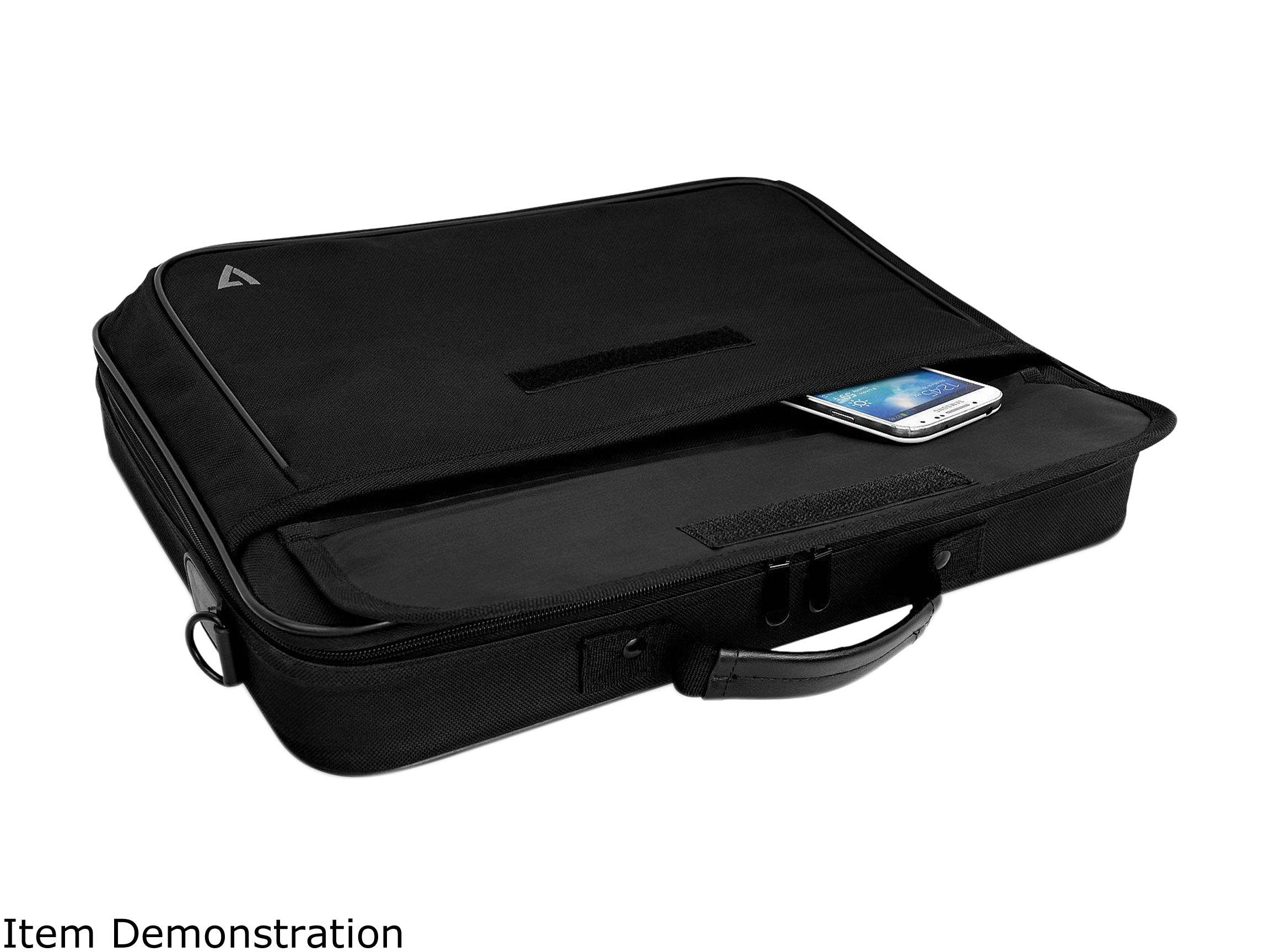 V7 Essential Cck16-Blk-3N Carrying Case (Briefcase) For 16.1" Notebook - Black