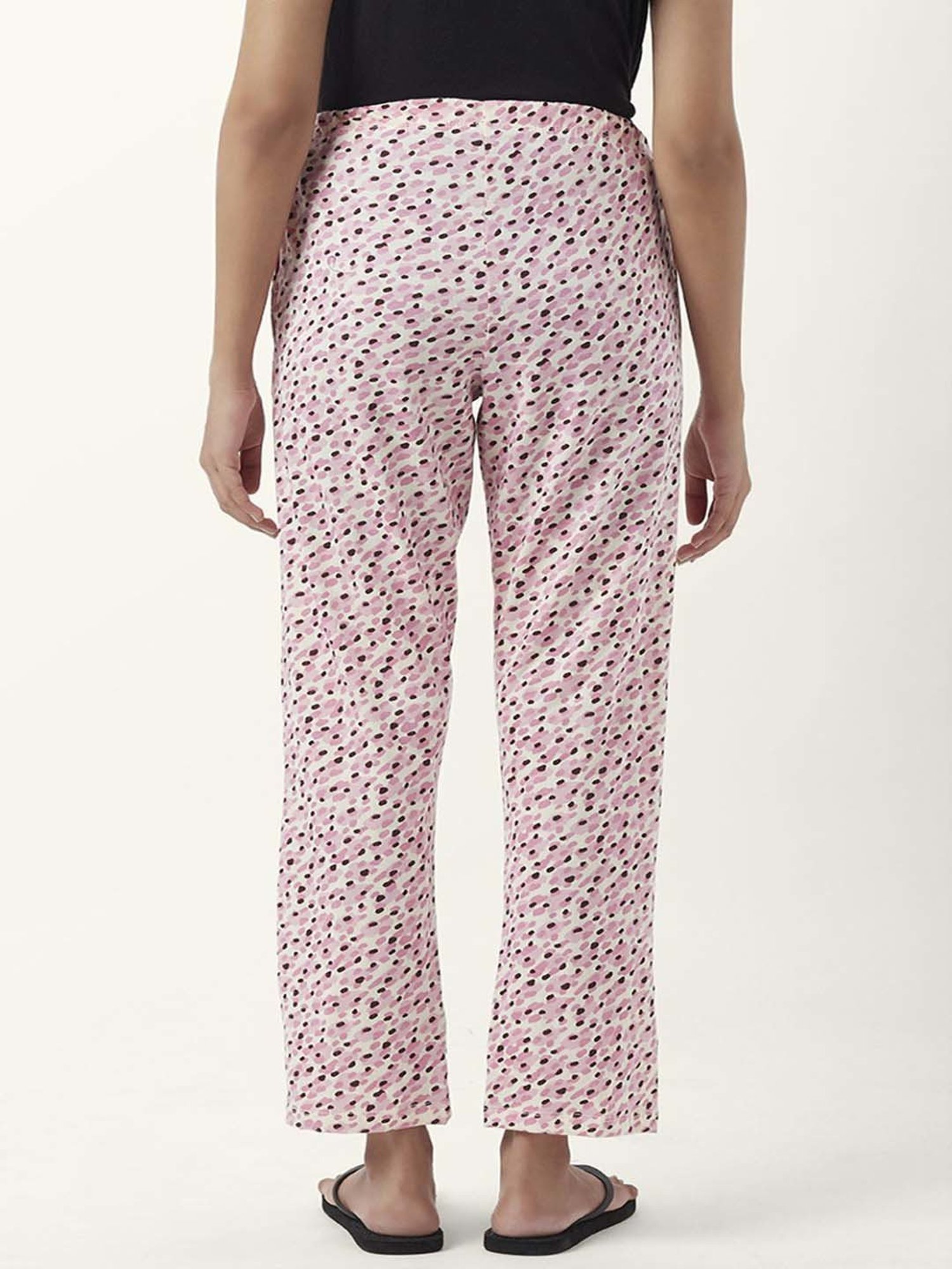 Dreamz by Pantaloons Pink Blue Cotton Printed Pyjamas