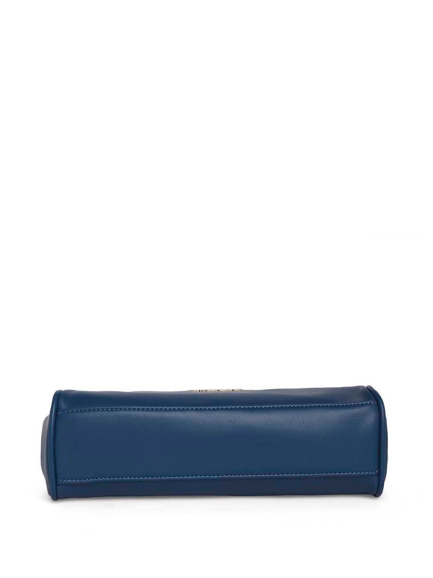 Marina Galanti Blue Solid Medium Sling Handbag