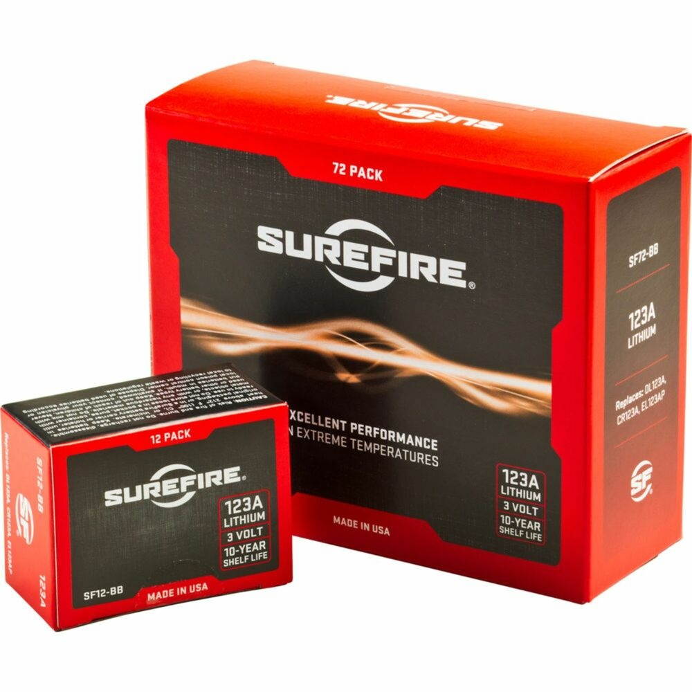 SUREFIRE SF72-BB Battery,123A,Lithium,3V,PK72