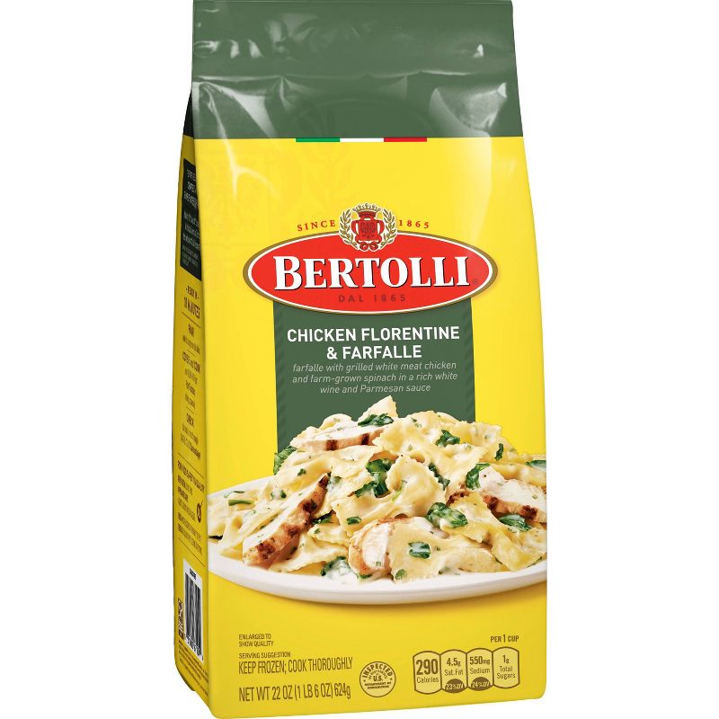 Bertolli Frozen Chicken Florentine & Farfalle - 22oz