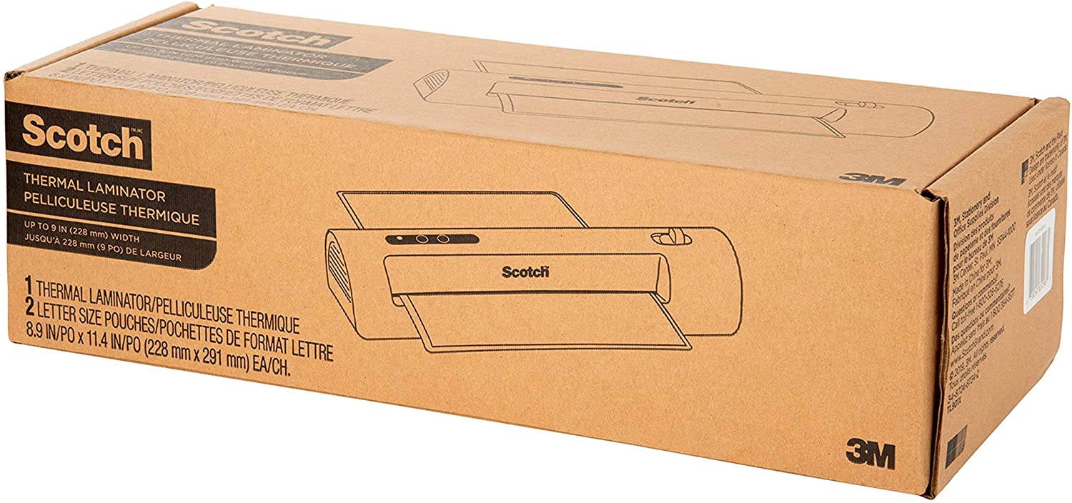 Scotch Thermal Laminator, 2 Roller System for a Professional Finish, Use for Home, Office or School, Suitable for use with Photos (TL901X)