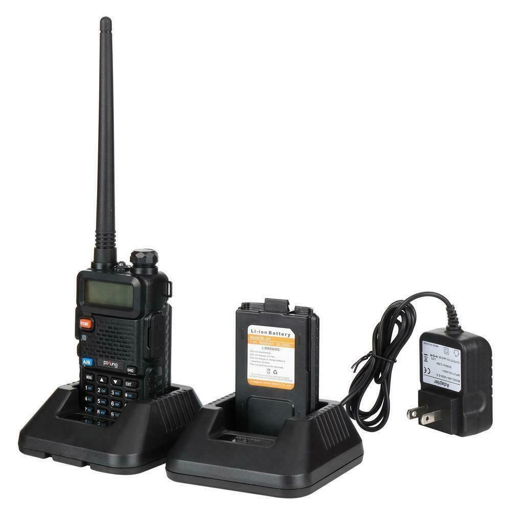 DMR-5R 2-Way Dual Band  VHF 136~174MHz Two Way Ham Radio Walkie Talkie 5W