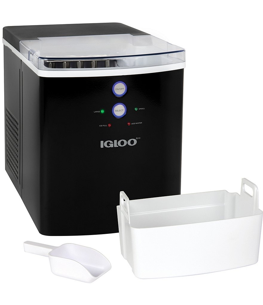 Igloo 33-Pound Automatic Portable Countertop Ice Maker Machine, Black