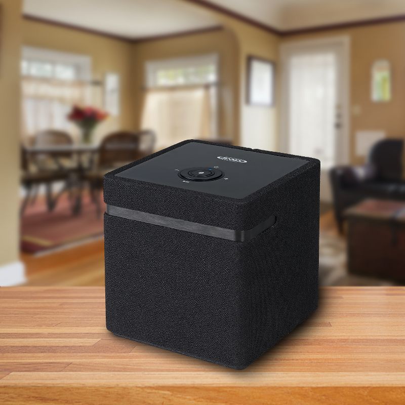JENSEN Bluetooth/Wi-Fi Stereo Smart Speaker with Chromecast built-in - Black (JSB-1000)