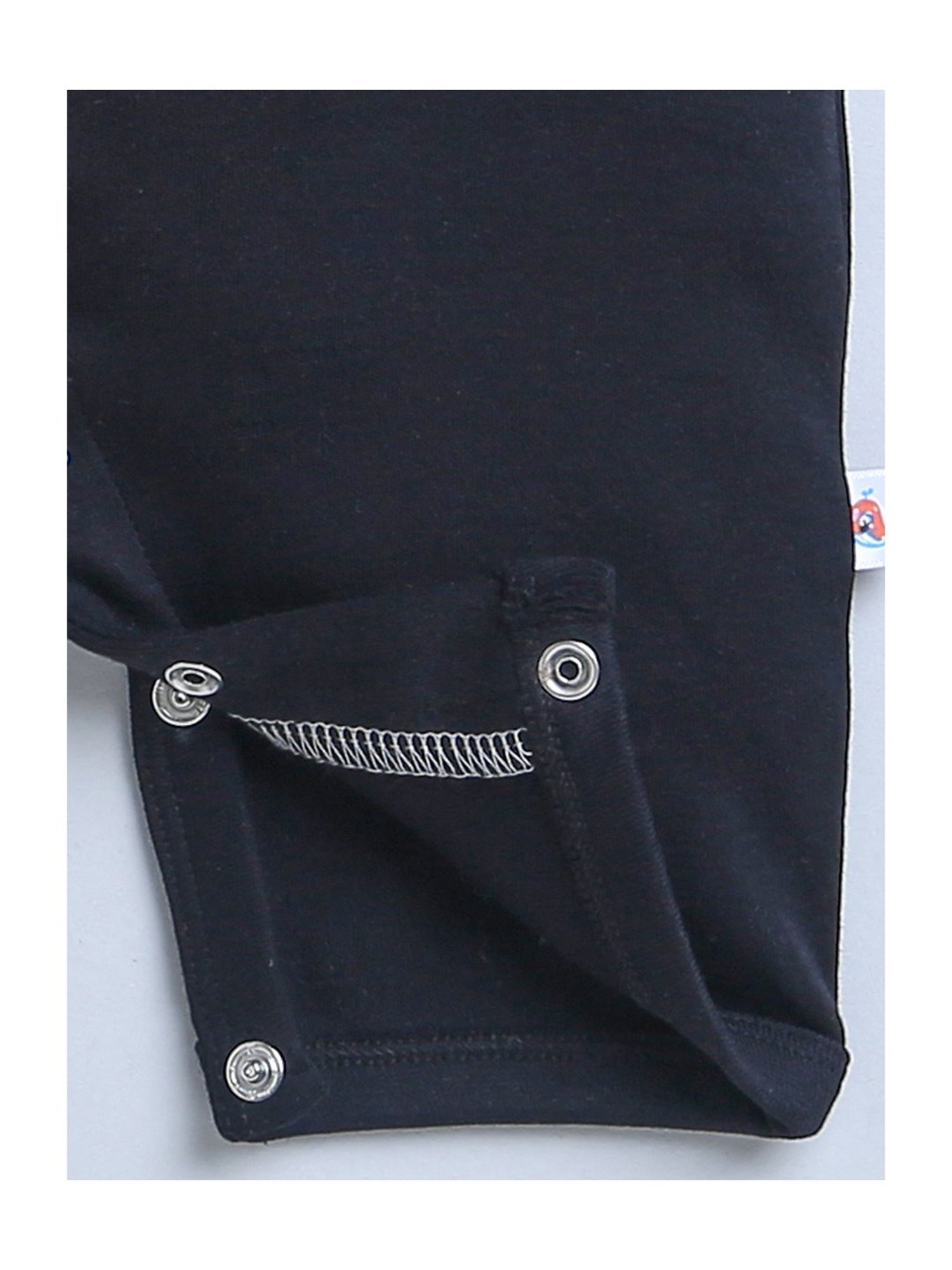 Bumzee Kids Grey & Black Textured Romper