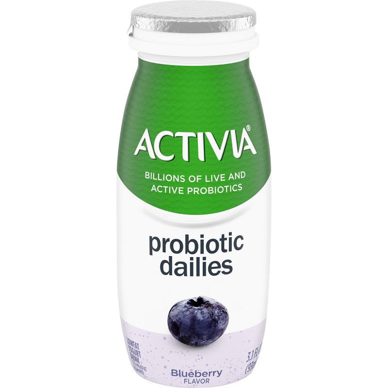 Activia Dailies Strawberry & Blueberry Probiotic Yogurt - 3.1 fl oz/8ct