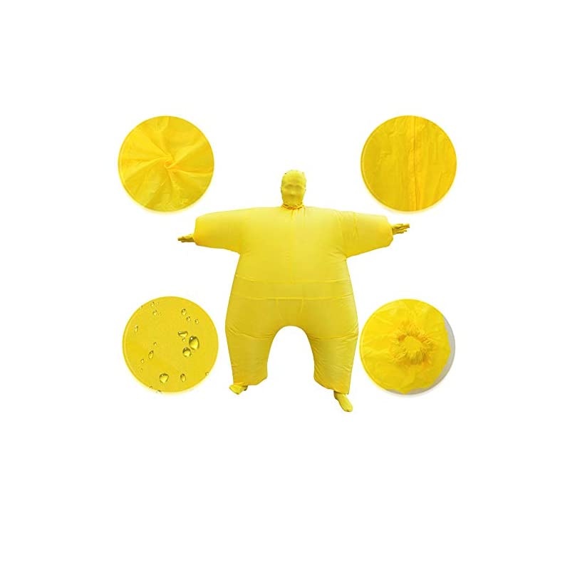 Inflatable Full Body Jumpsuit Cosplay Costume Halloween Funny Fancy Blow Up Costumes for Party Dress