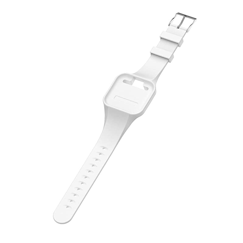 Accessory Wristband Replacement Compatible with GolfBuddy VoiceVoice 2Voice + Golf GPS RangefinderSoft Silicone Strap Band Fit Voice golf watch Series White