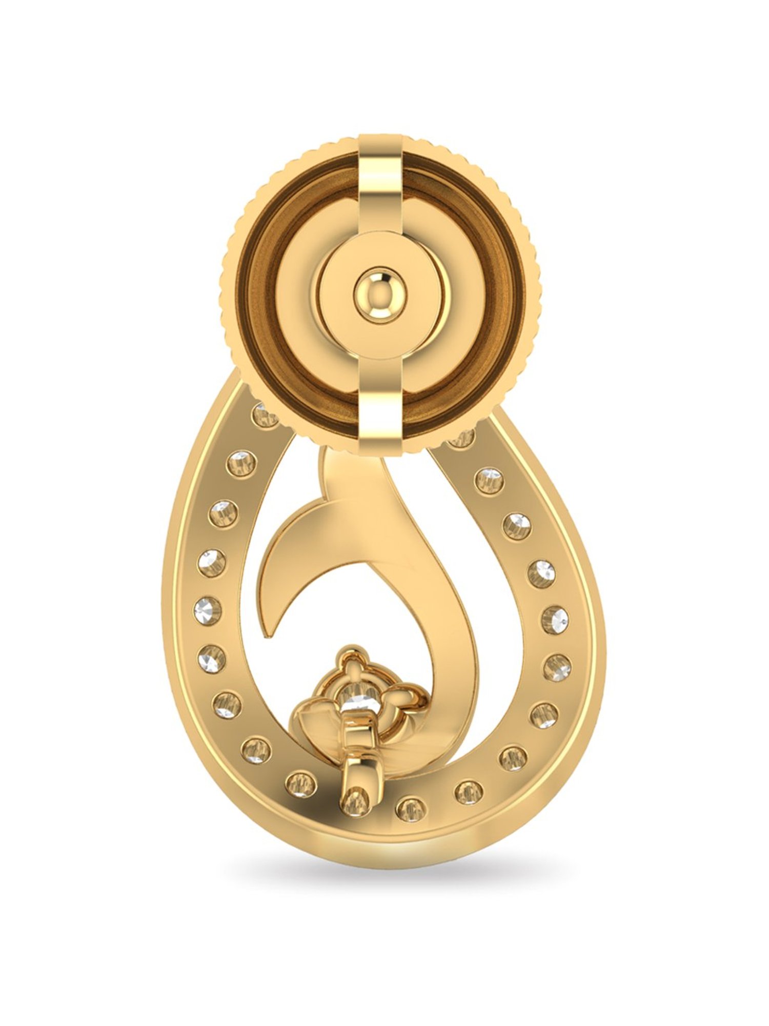 PC Jeweller Theophilia 22 kt Gold Earrings