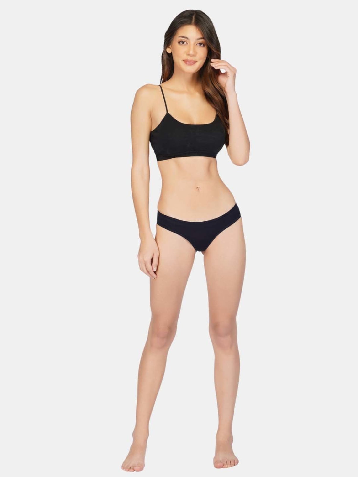 Bleeding Heart Red & Black Thongs - Pack Of 2