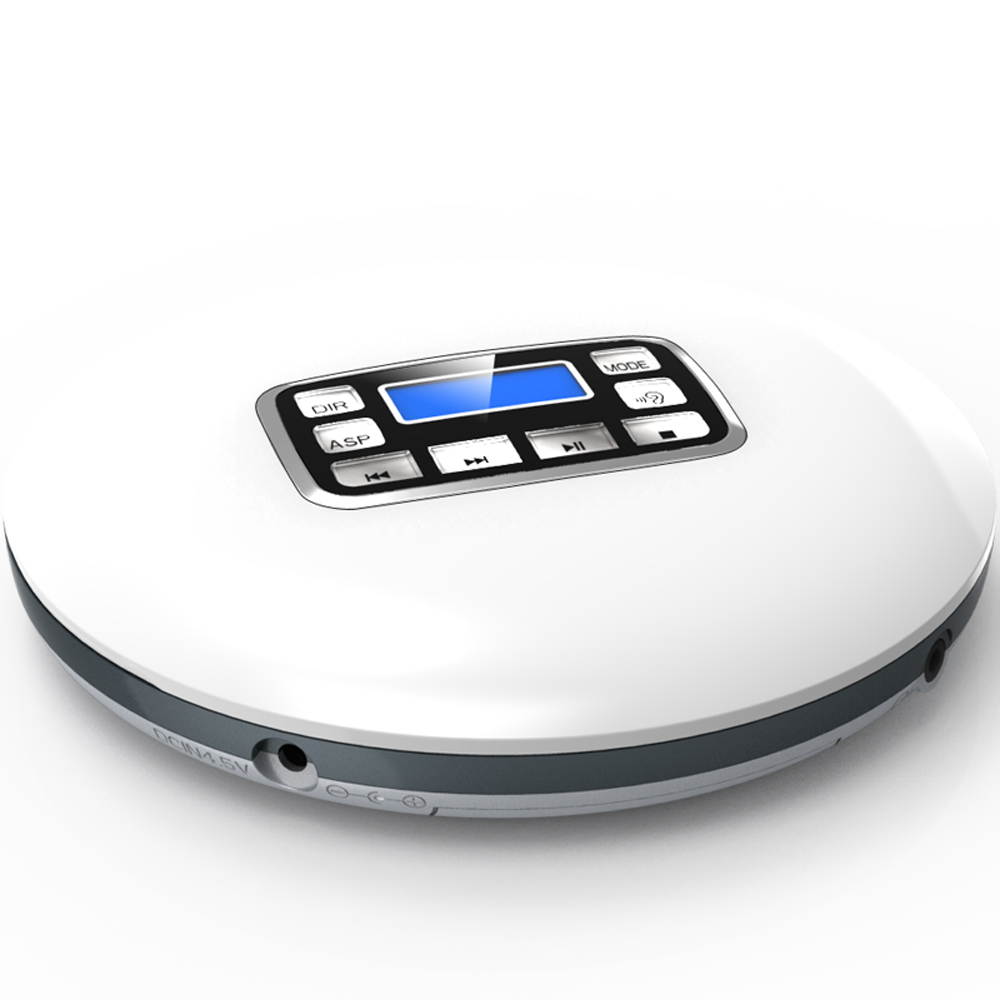 HOTT Portable CD Player Personal Compact Disc Player with LCD Display Stereo Earbuds and USB Power Adapter Electronic Skip Protection Anti-Shock Function