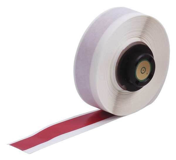 BRADY PTL-8-439-RD Label Tape Cartridge, Red, Labels/Roll: Continuous
