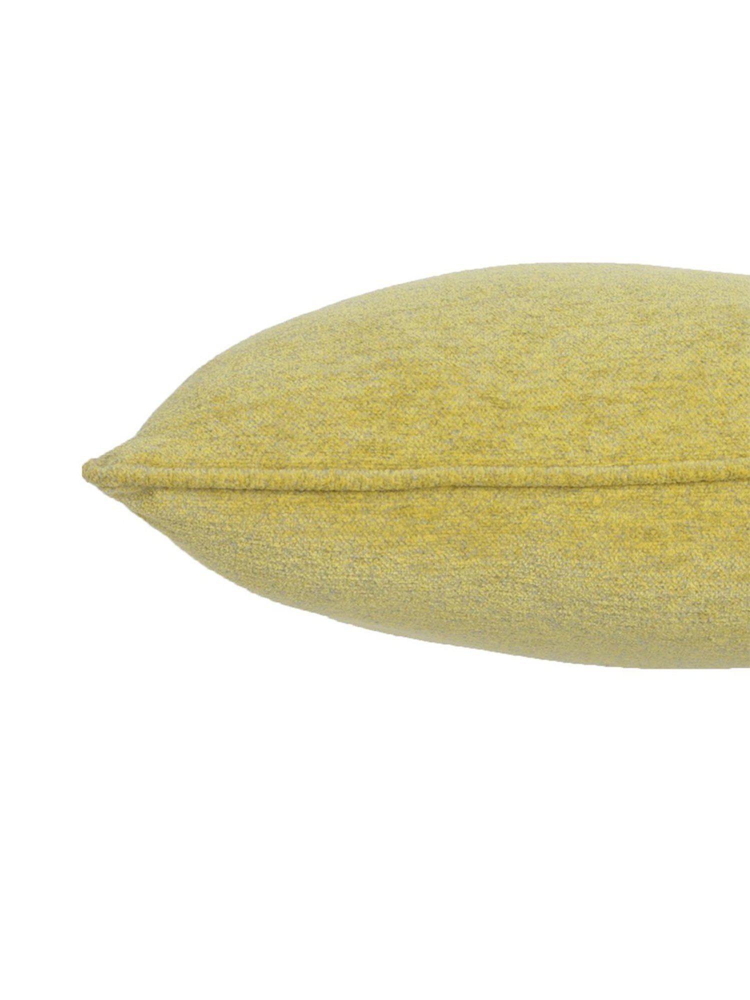 Maspar Colorart Charlotte Solid Yellow 110 TC Cotton Blend Cushion Cover