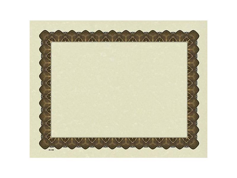 Great Papers Metallic 8.5 x 11 Certificates Beige/Gold 460189