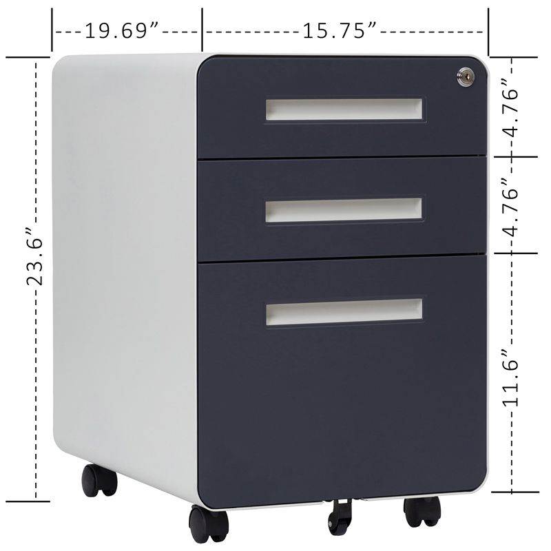 100 Racing Style Gaming Chair, in Black (RSP-100-BLK)