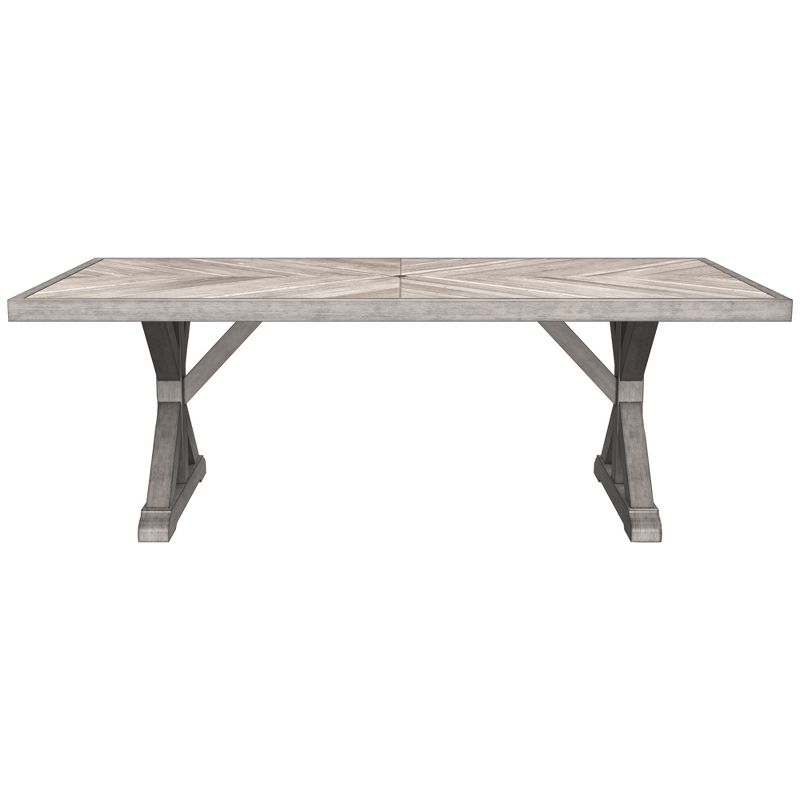 Rectangle Patio Dining Table - Beige  - Outdoor by Ashley