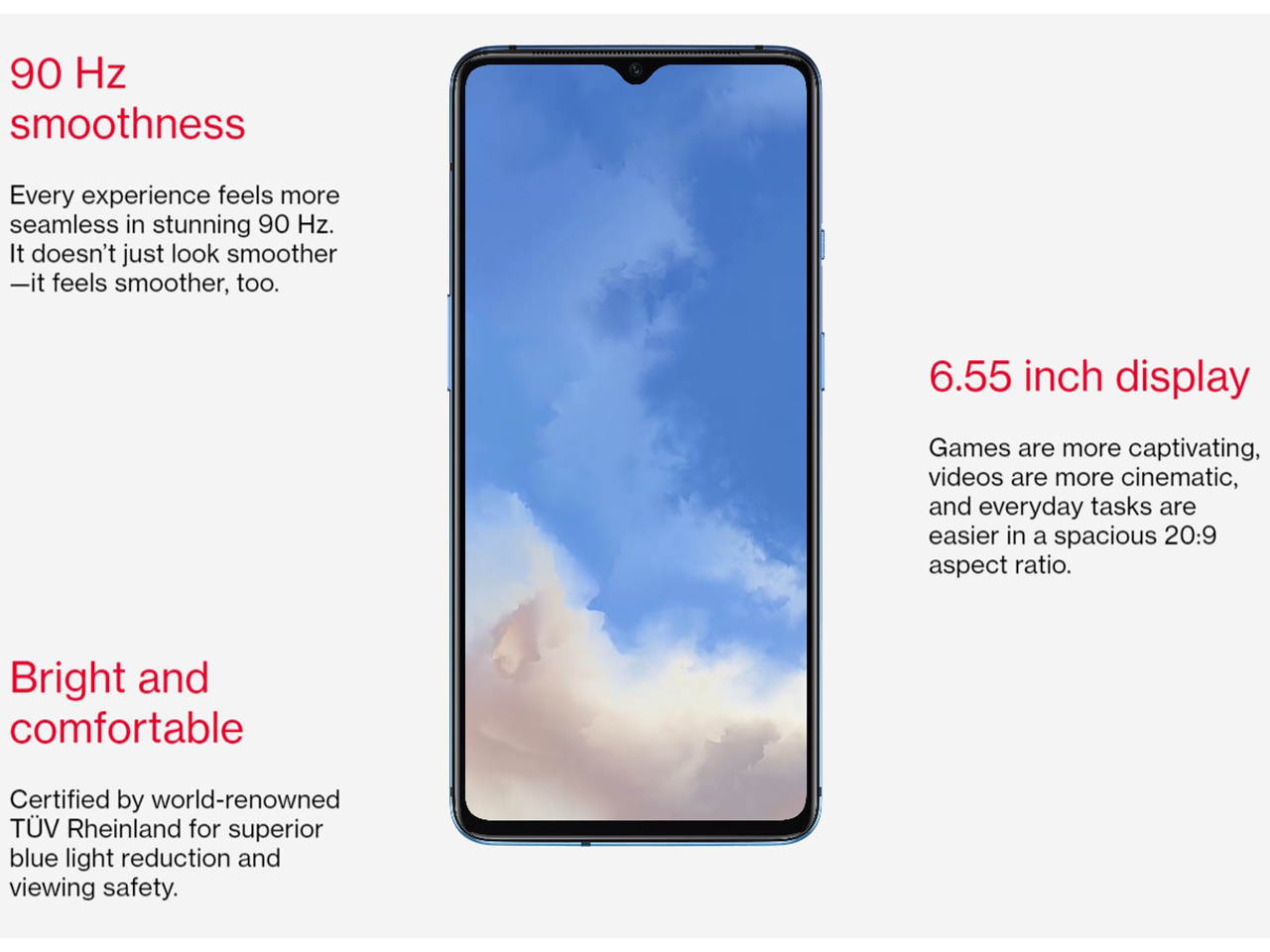 OnePlus 7T 128GB T-Mobile Unlocked Black (B) - Renewed