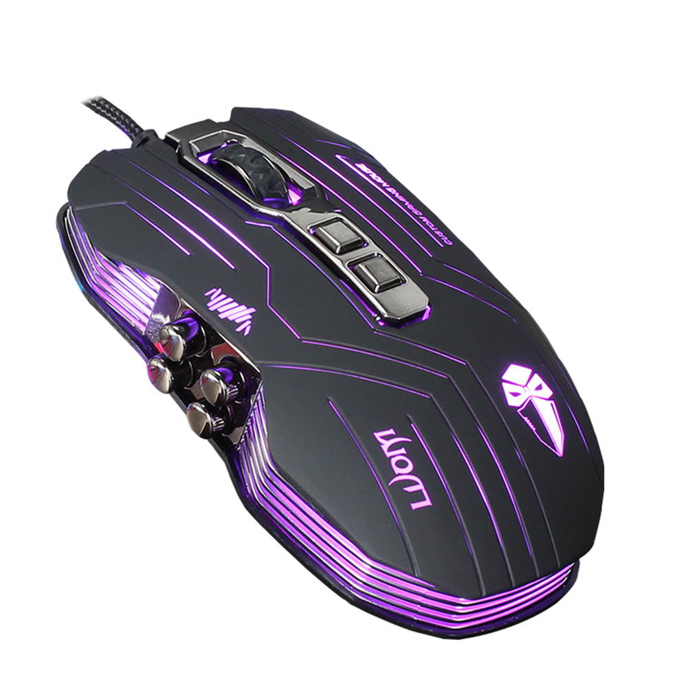 UrChoiceLtd&reg; Gaming Mouse, G5 Wired 4 Colors LED Light Breath 3200DPI 9 Buttons Optical Usb Ergonomic Pro Gamer Mouse For PC Laptop Computer