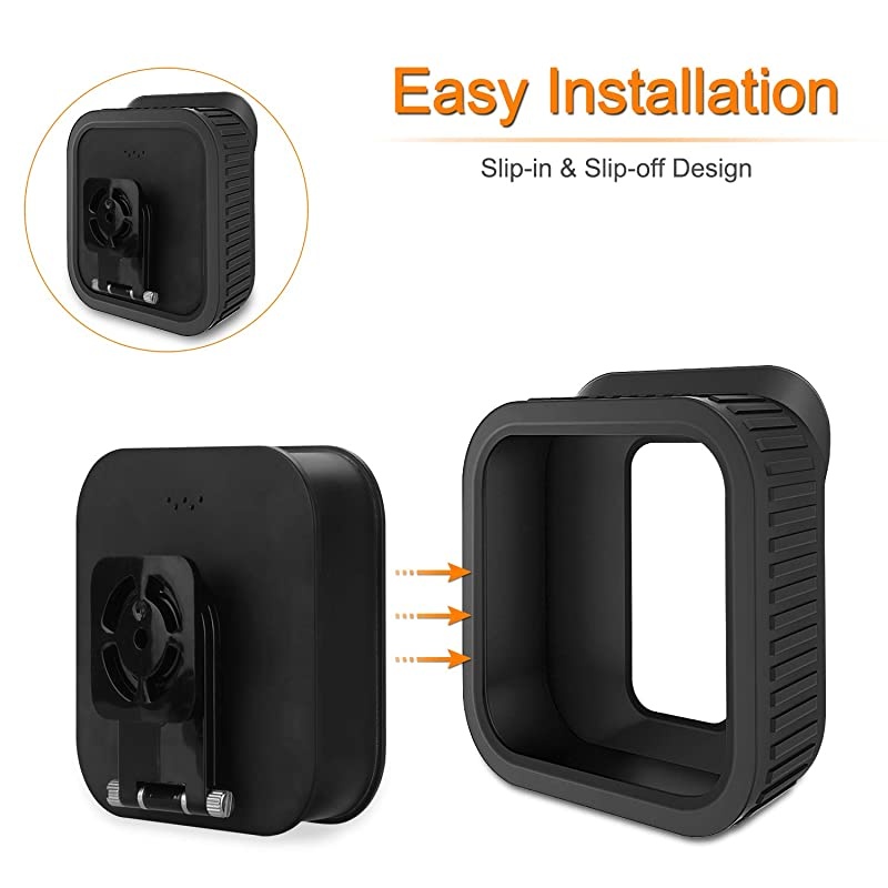 Silicone Skin for Blink XT2/XT Camera - [3 Pack] Premium Silicone UV Weather Resistant Protective and Camouflaged Case Cover for Blink XT2 & XT Home Security Indoor Outdoor Camera - Black