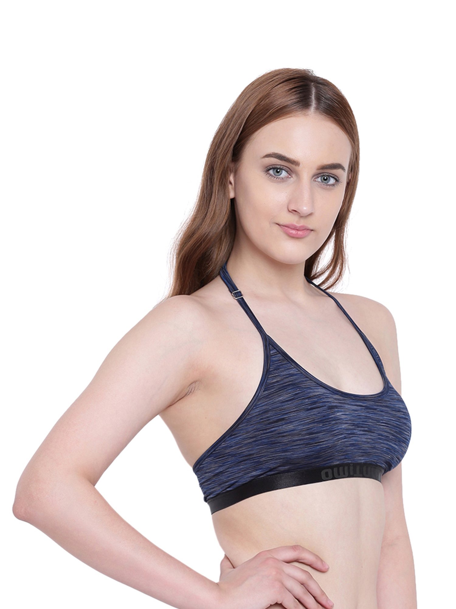 La Intimo Navy Non Wired Padded Full Coverage Bra