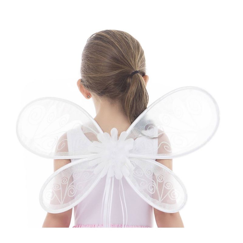 Little Adventures Deluxe Fairy Wings - White