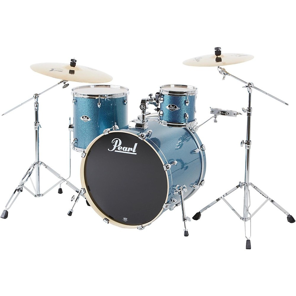 Pearl Export Double Bass Add-on Pack Aqua Blue Glitter