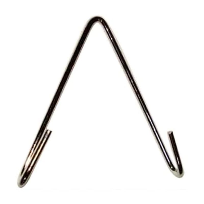 Hydrofarm LGHOOK Multi Purpose Outdoor Indoor Stainless Steel V Shaped Hanging Ceiling Hooks for Reflector Grow Lights, Pack of 12