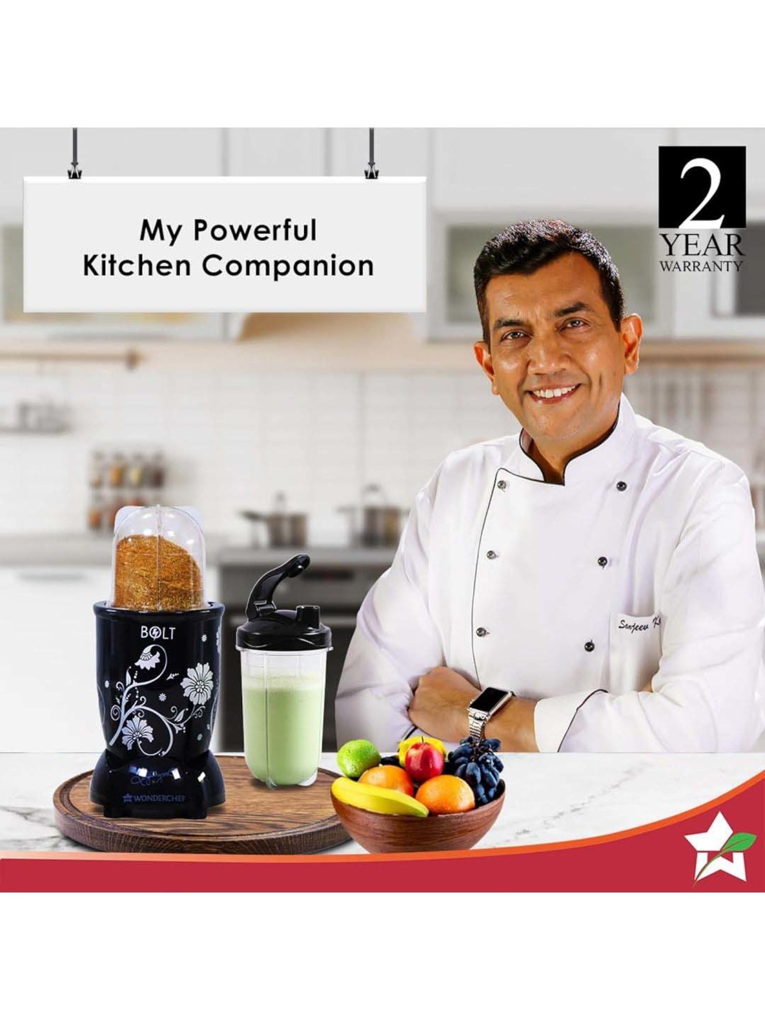 BLACK+DECKER BXCJ0101IN Citrus Juicer 30 Watt 1L (White)