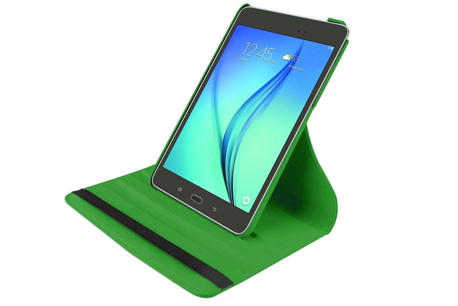 Hellfire Trading PU Leather Case 360 Rotating for Samsung Galaxy Tab A 8 T350 8" - Purple