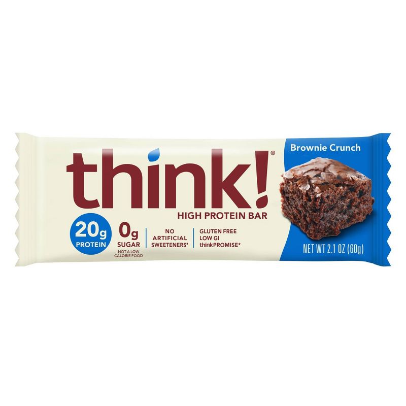 think! High Protein Brownie Crunch Bars - 12pk