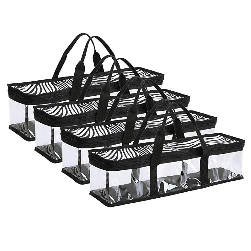 Set of 4 CD Storage Bags Hold up to 192 CDs 48 Each Bag