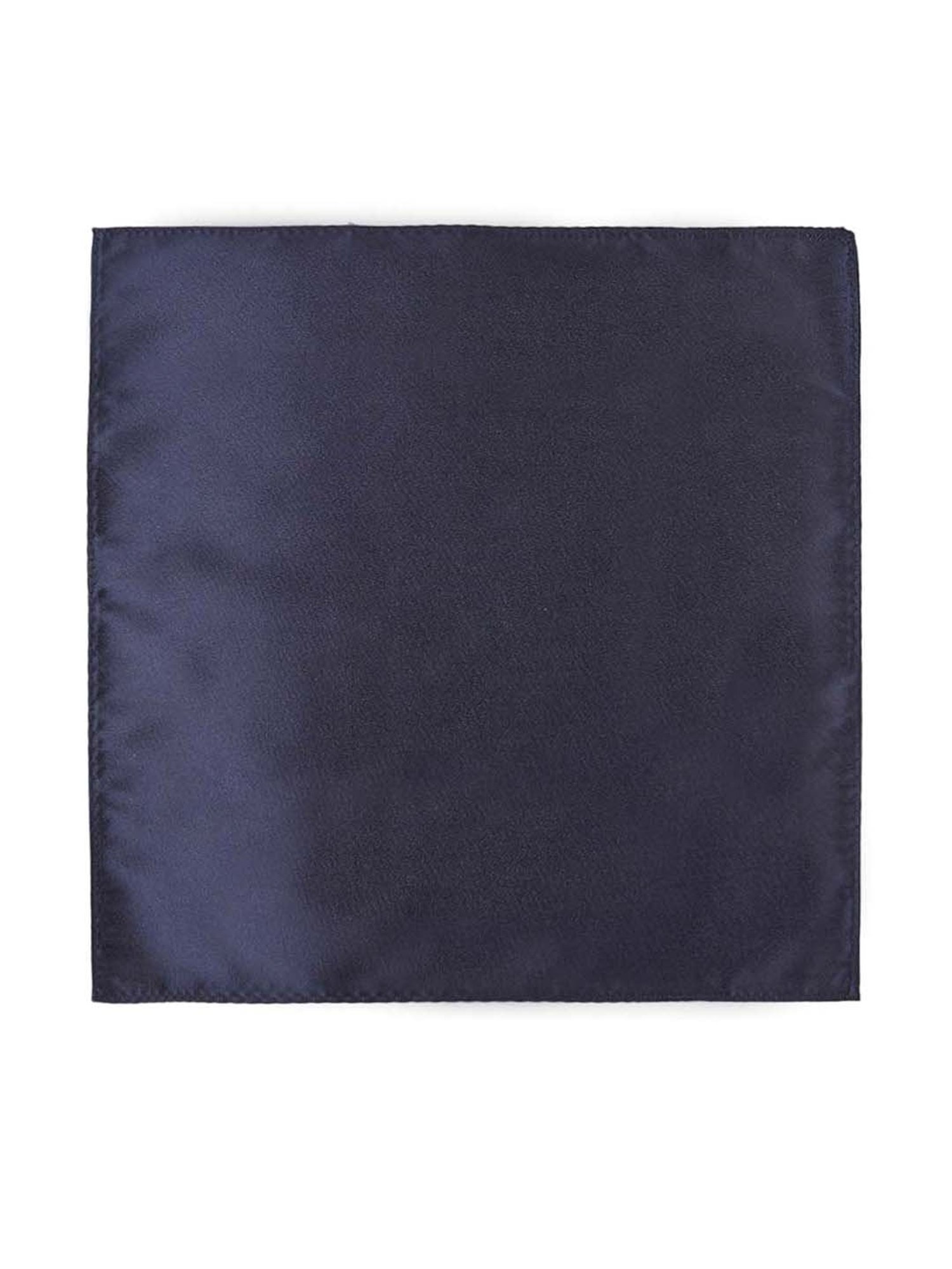 Tossido Blue Woven Necktie With Pocket Square and Cufflinks