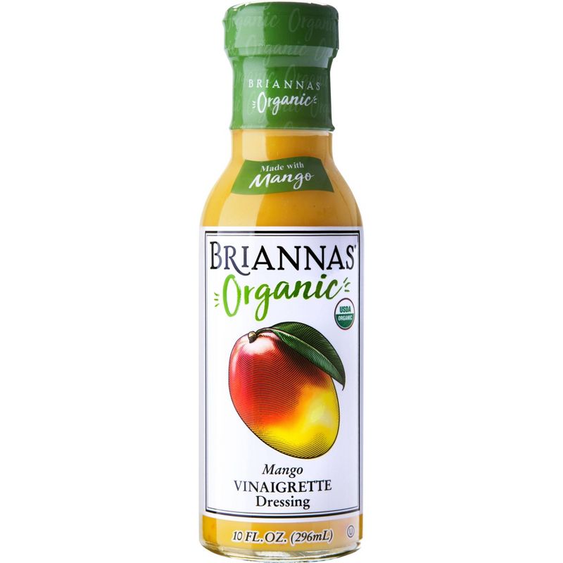 Briannas Organic Mango Vinaigrette Dressing - 10fl oz