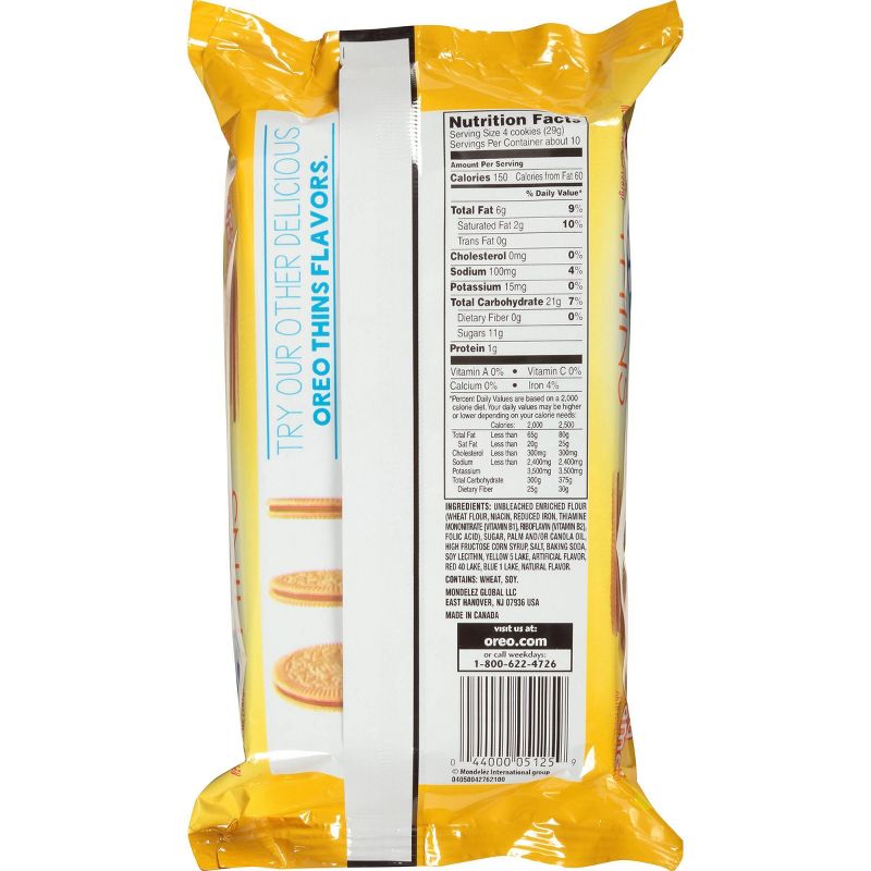 Oreo Thins Salted Caramel Crème Sandwich Cookies - 10.1oz