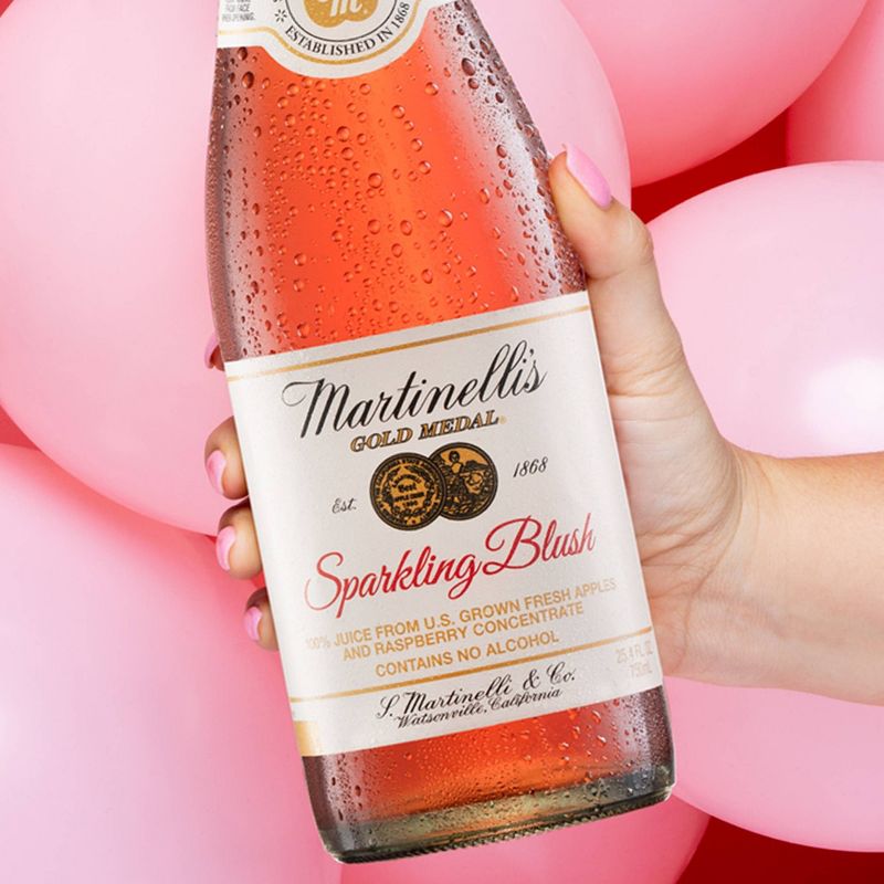 Martinelli's Sparkling Blush 100% Juice - 25.4 fl oz Bottle