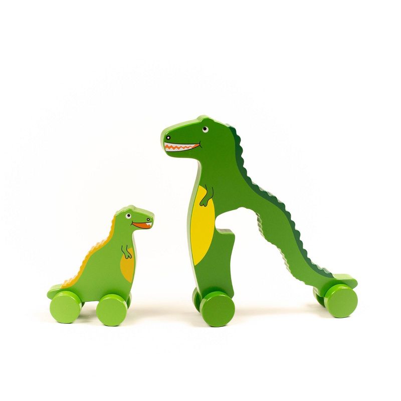 Big and Little Push/Pull T-Rex Toddler Toy