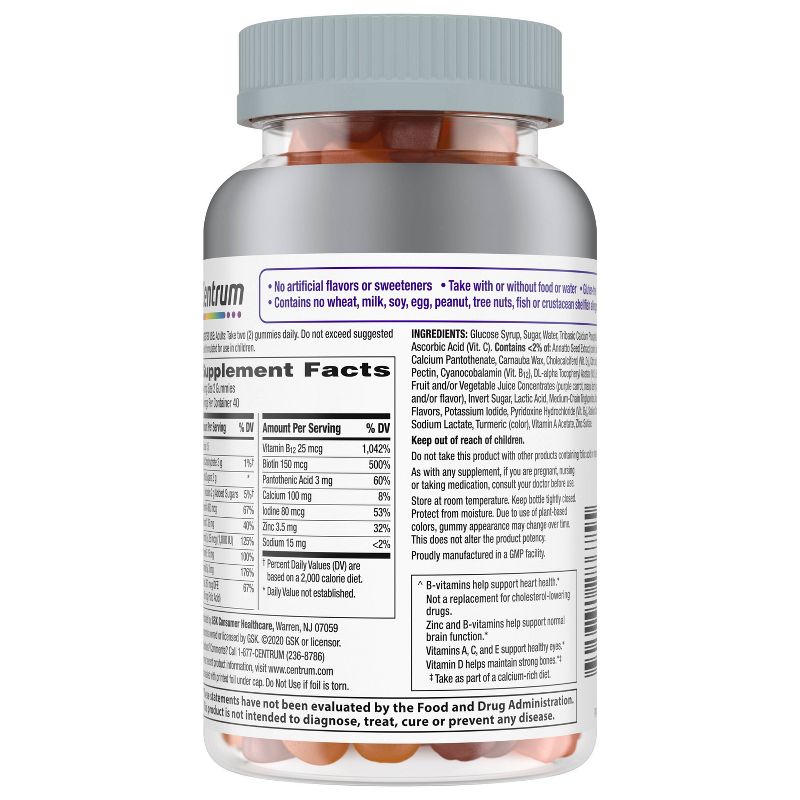 Centrum Women 50+ Multi Gummy - 80ct