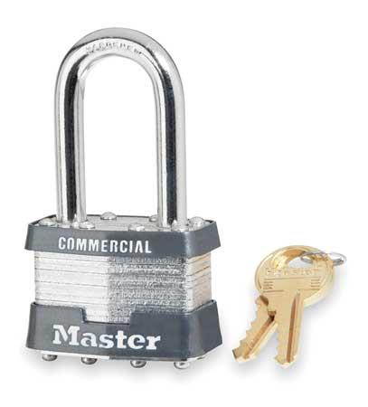 Padlock, KD, 1-1/2 In H, 4 Pin, Steel