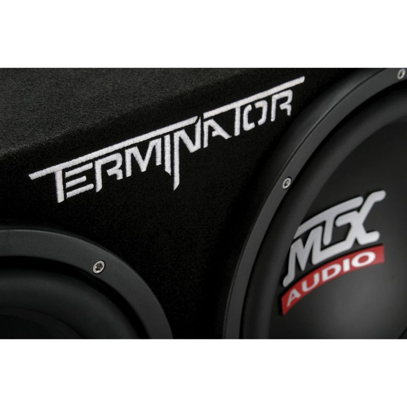 MTX TNP212DV 12-Inch 2000-Wat Dual Loaded Subwoofer Enclosure with Amplifier (4 Pack)