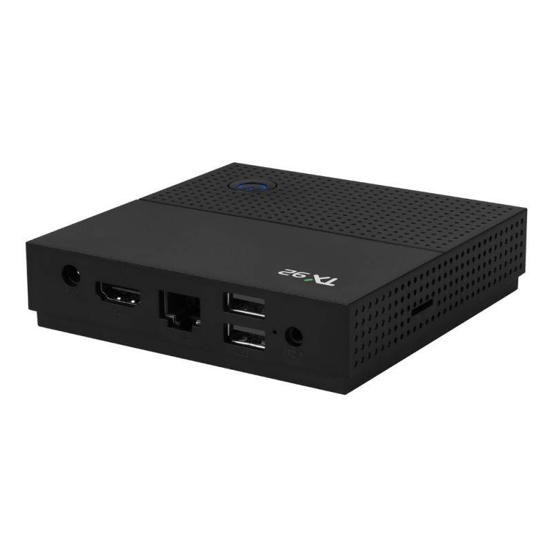 TX92 Smart Android TV Box Android 7.1 Amlogic S912 Octa-core 64 Bit 3GB DDR4 32GB EMMC VP9 H.265 UHD 4K 2.4G & 5G WiFi 1000M LAN Bluetooth 4.1 DLNA HD Media Player US Plug