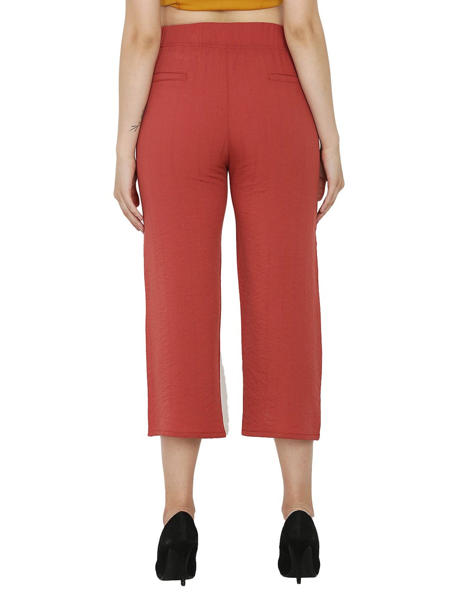 Westwood Rust Textured Trousers