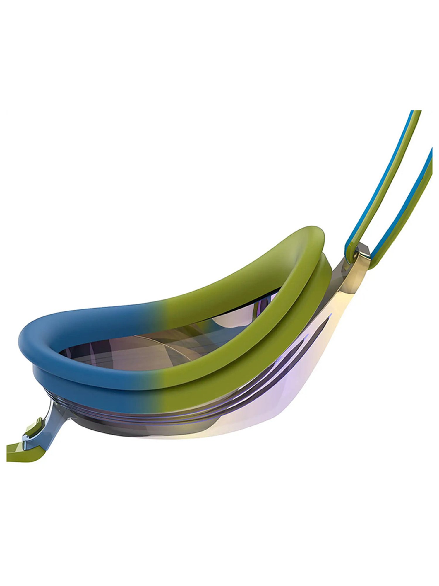 Speedo Unisex Junior Vengeance Mirror Clear-Lens Goggles (Multicolor)