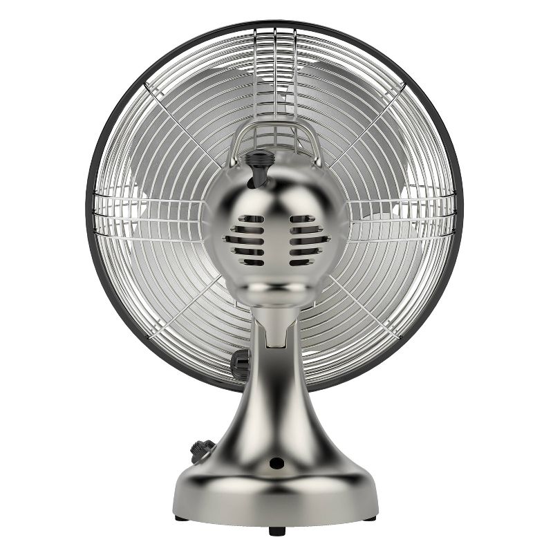 Vornado Silver Swan Oscillating Metal Fan Silver