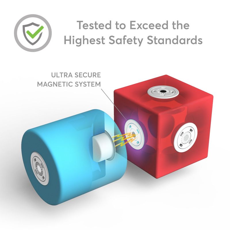 Blockaroo Magnetic Foam Building Blocks, Soft Foam Blocks to Develop Early STEM Learning Skills,  Ultimate Bath Toy for Toddlers & Kids - Roadster Set