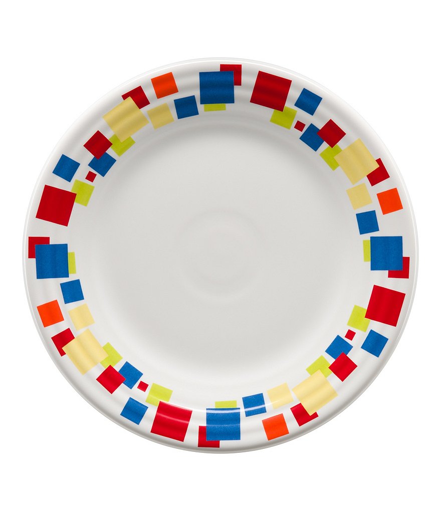 Fiesta Squares Luncheon Plate