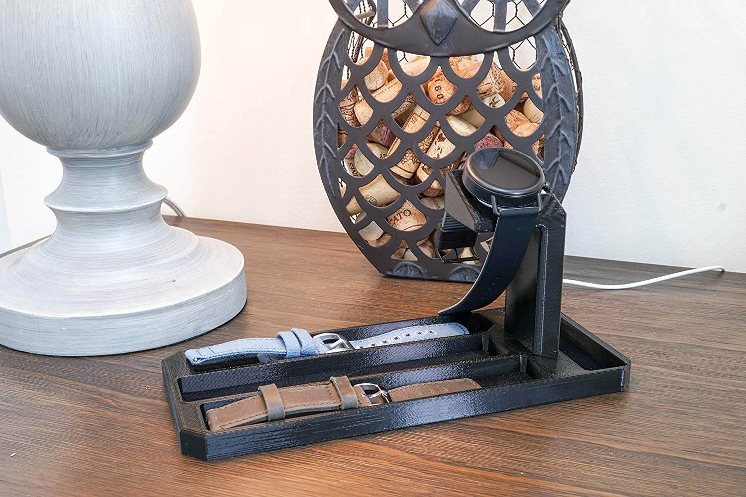 Artifex Design Stand Configured for Skagen Flaster 2 Connected HR Smartwatch Charging Stand, Artifex Charging Dock Stand, Will NOT FIT Skagen Falster 1 (Last Gen) Non HR Model! (Strap Combo)