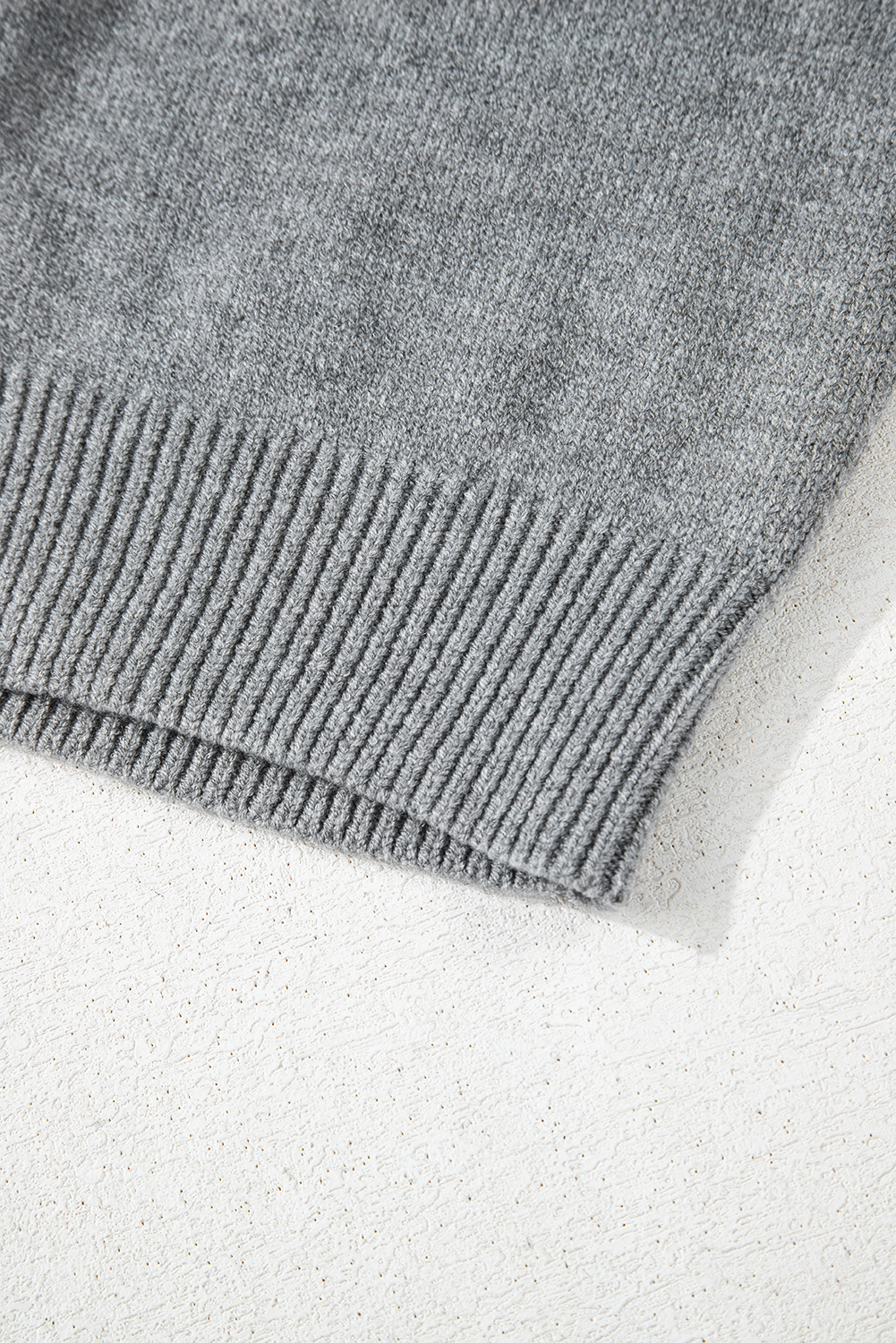 Black Plaid Casual Contrast Trim Knit Cardigan